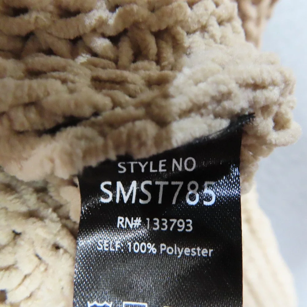 POL Knit Chunky Oversized Cropped Cardigan‎ Sweater Boho Floral Button Small